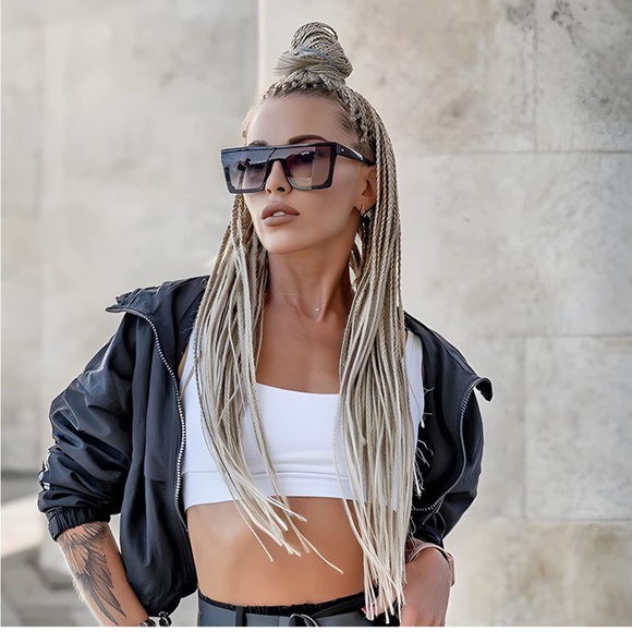 3 Packs 41 Inch Jumbo Braiding Hair Extensions Synthetic (Light Gold) 165g pack - Picture 2 of 6